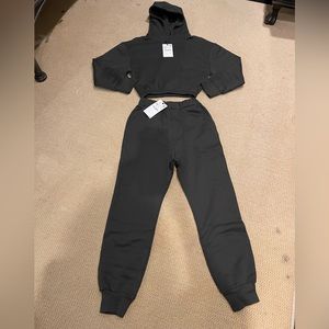 Zara sweatsuit set with hoodie